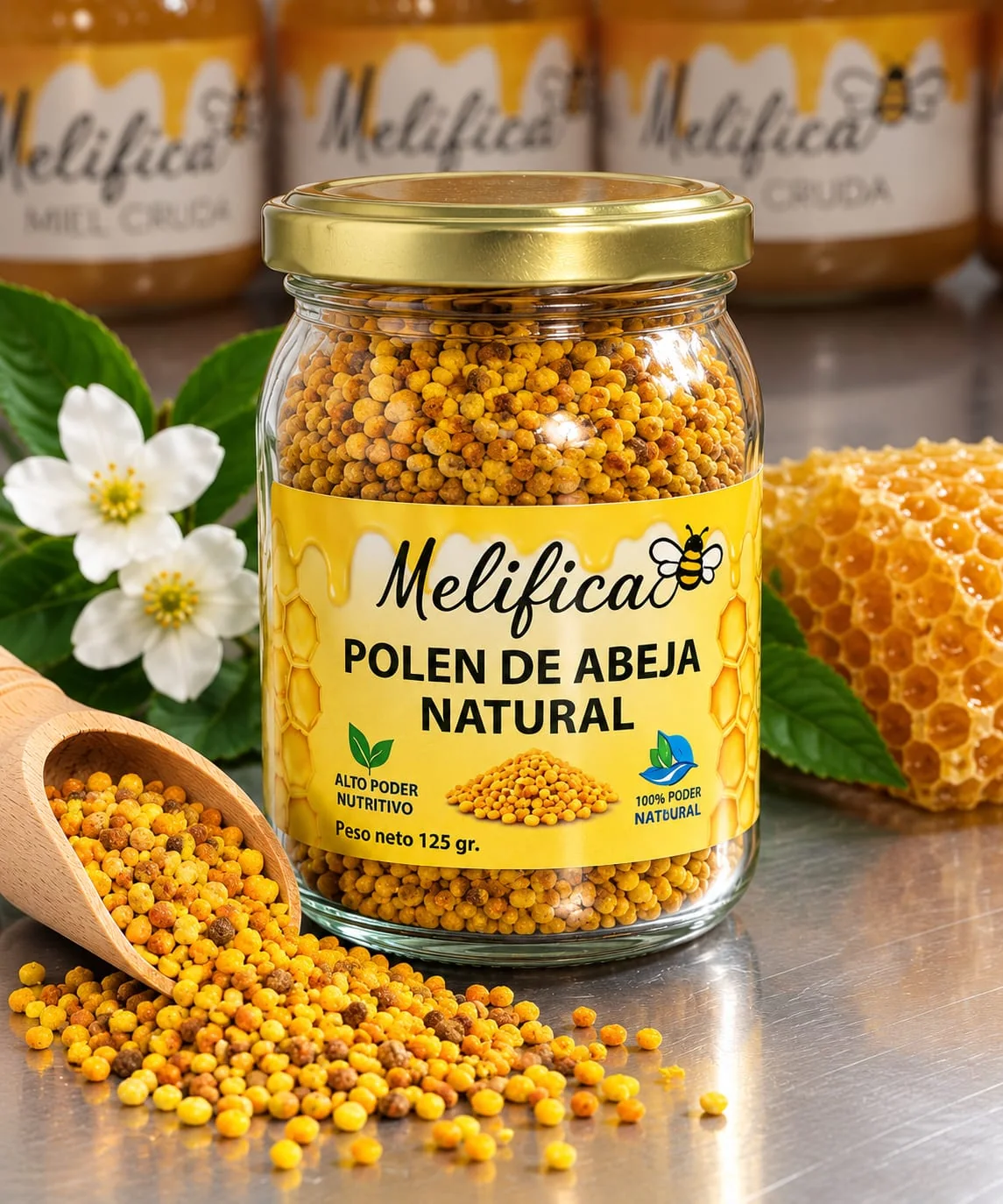 Polen natural de abeja