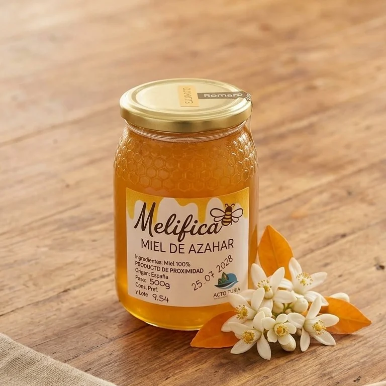Miel cruda de azahar